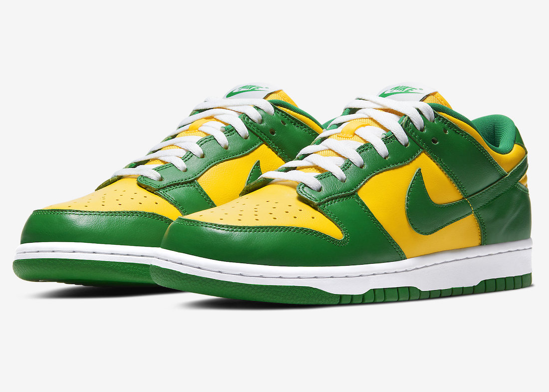 Nike，Dunk Low，CU1727-700，Plum  高市价补货预警！巴西 Nike Dunk Low 再度回归！