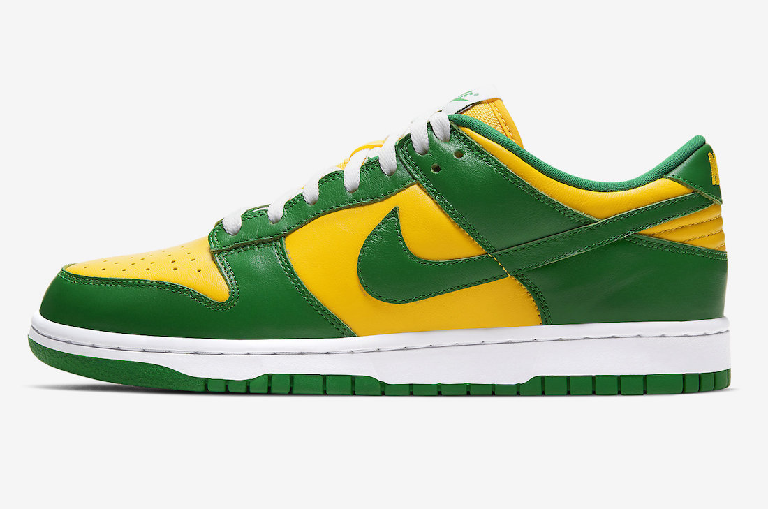Nike，Dunk Low，CU1727-700，Plum  高市价补货预警！巴西 Nike Dunk Low 再度回归！
