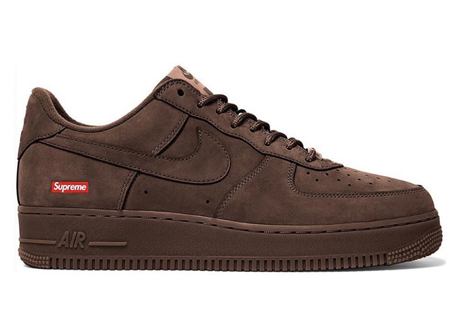 CU9225-200,Baroque Brown,Air F  Supreme x Nike「联名新鞋」泄露！又是这个鞋型！