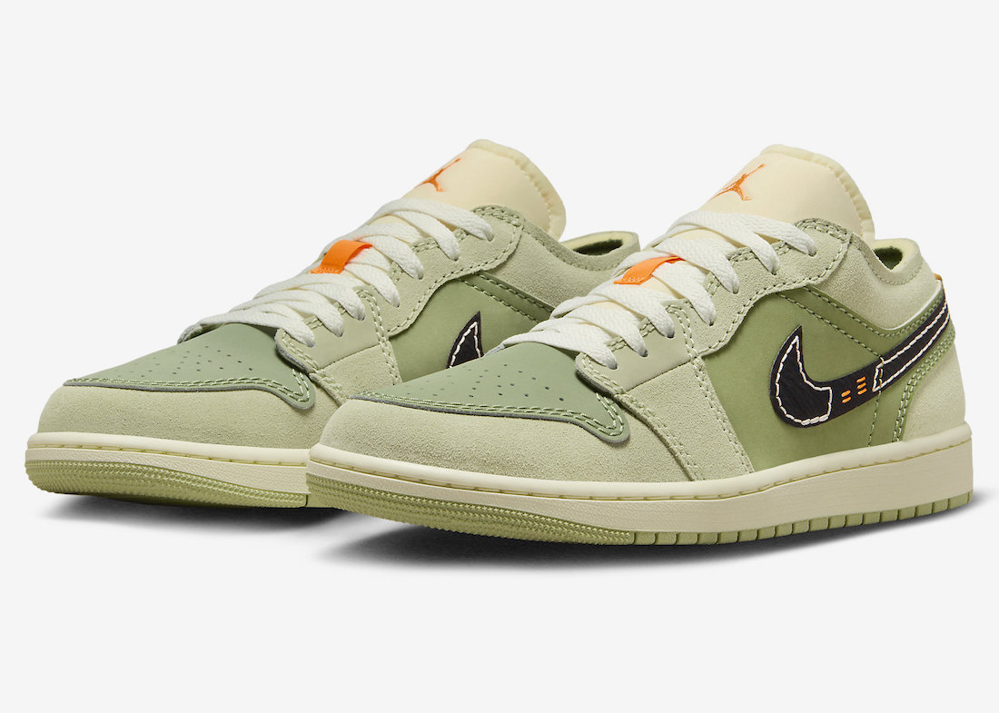 Air Jordan 1 Low Craft SE,Ligh  军事风 + 解构风！全新 Air Jordan 1 Low 官图曝光！