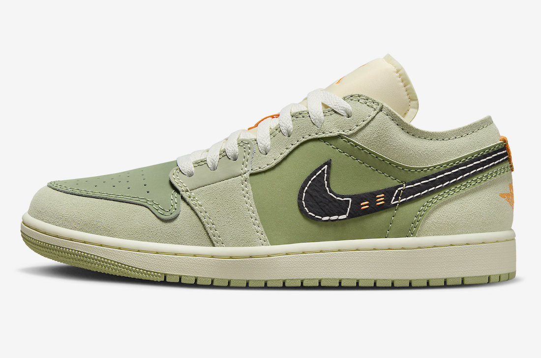 Air Jordan 1 Low Craft SE,Ligh  军事风 + 解构风！全新 Air Jordan 1 Low 官图曝光！