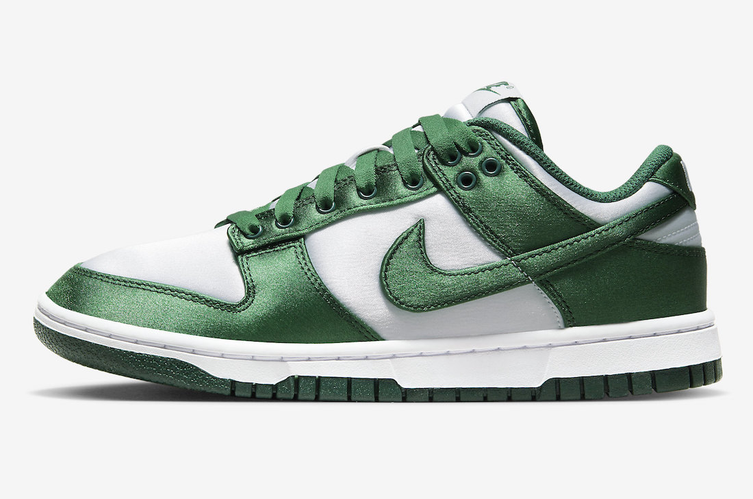Nike，Dunk Low，DX5931-100，Satin  市价不便宜！「丝绸」Nike Dunk Low 官图曝光！
