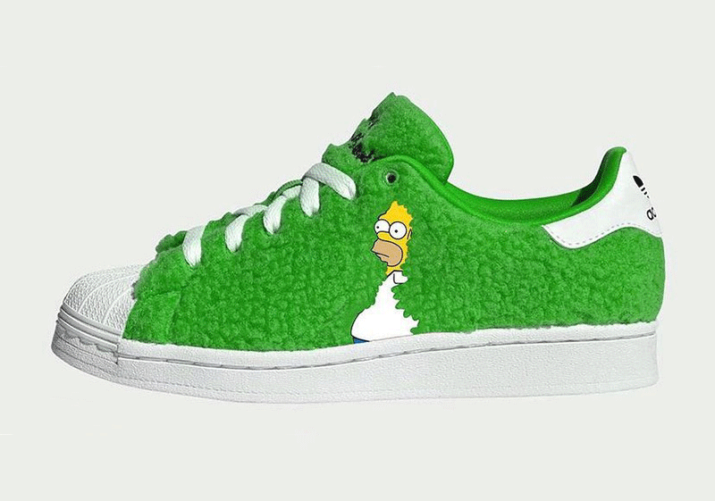 adidas Stan Smith，IE7564，Homer  这设计真有意思！辛普森 x adidas 联名曝光！