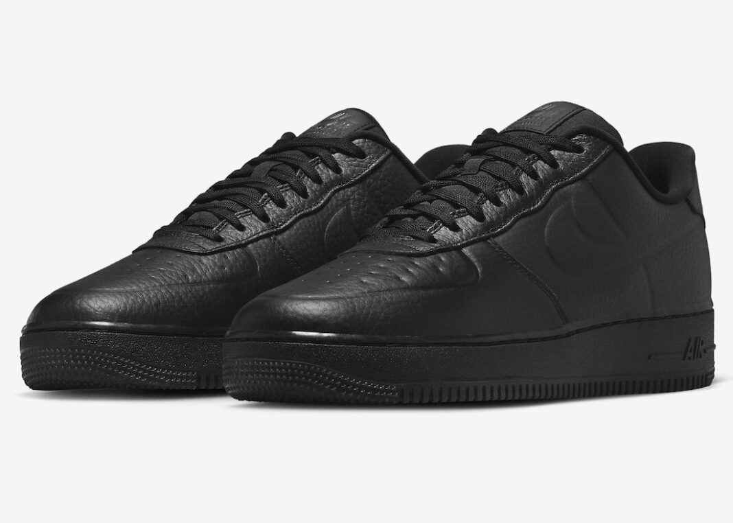 Nike,Air Force 1 Low WP,FB8875  能防水的「黑武士」AF1 曝光！全皮质感太绝了！