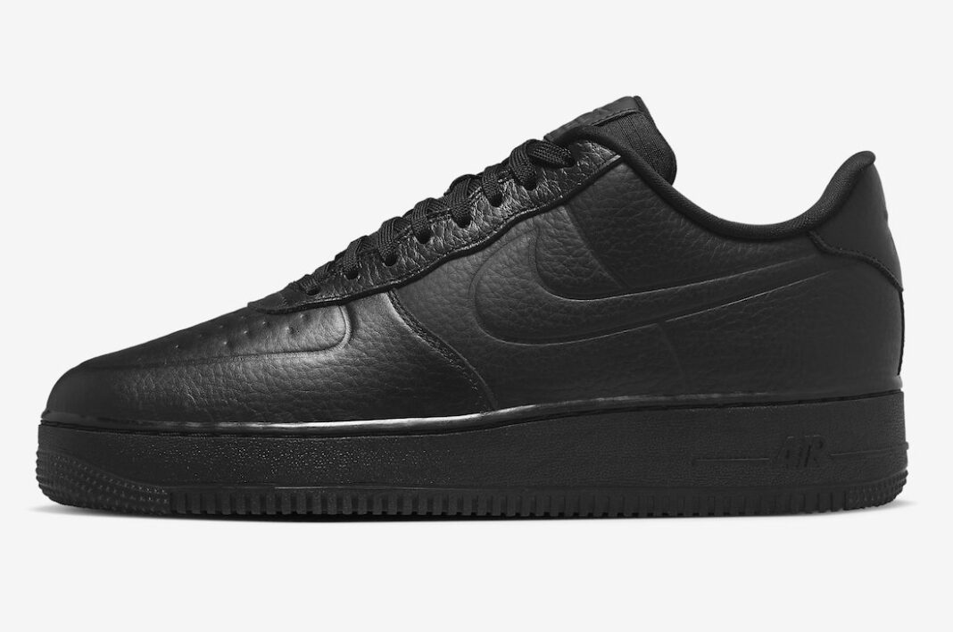 Nike,Air Force 1 Low WP,FB8875  能防水的「黑武士」AF1 曝光！全皮质感太绝了！