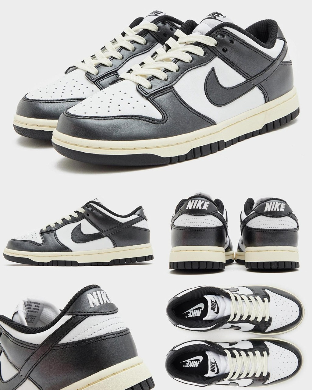 Nike,Dunk Low,Vintage Panda  熊猫 Dunk 又有新版本！这次颜值更高了！