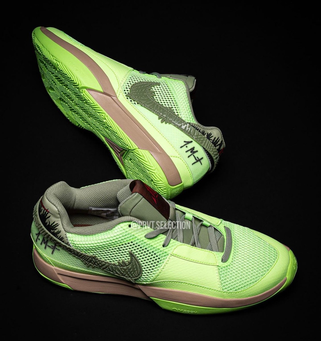 Nike，Ja1，FD6565-300，Halloween  丧尸主题太酷了！莫兰特一代「万圣节」来了！