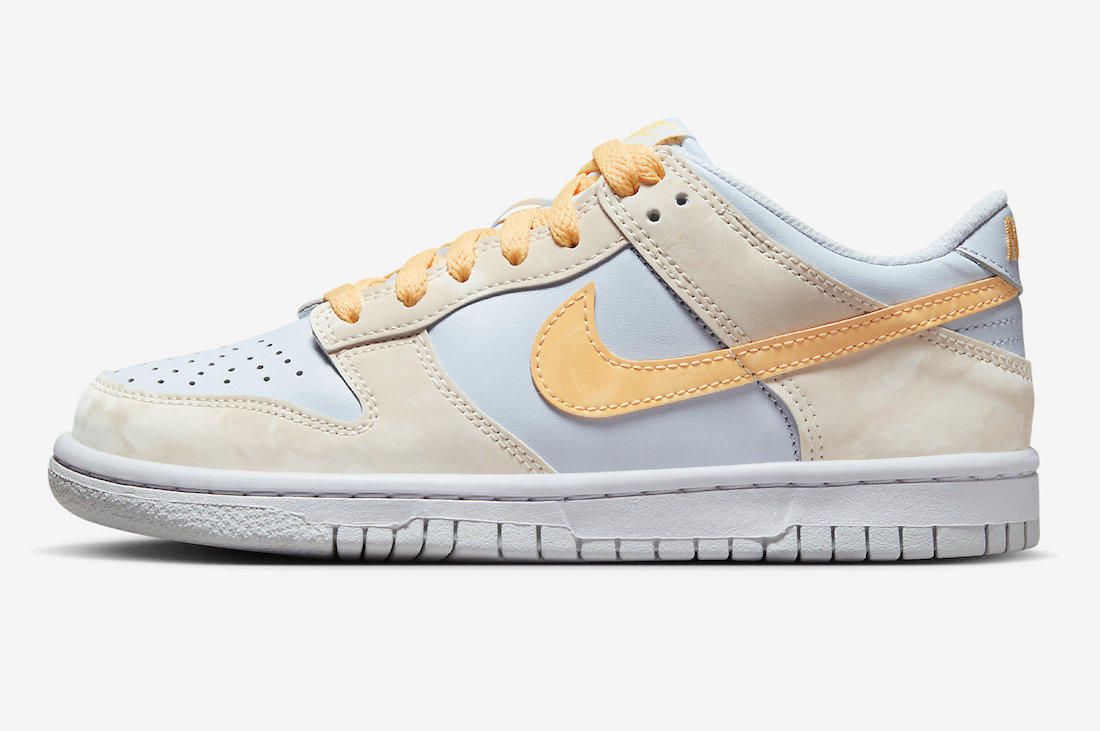 Nike，Dunk Low GS，FB9109-100，Me  清新蜜瓜配色！全新 Nike Dunk Low 官图曝光！