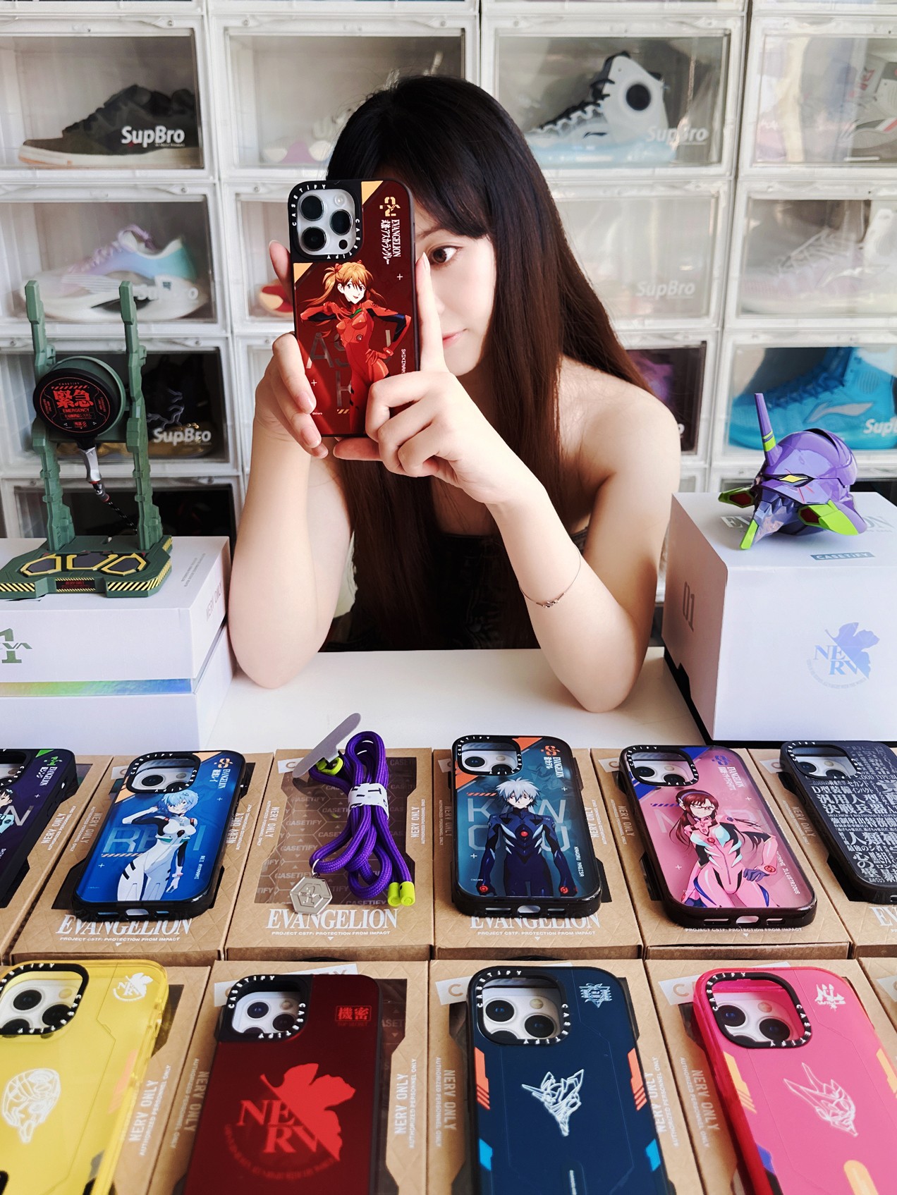 CASETiFY,新世纪福音战士,EVA  小姐姐晒的这个 EVA 联名手机壳！同事们都羡慕坏了！