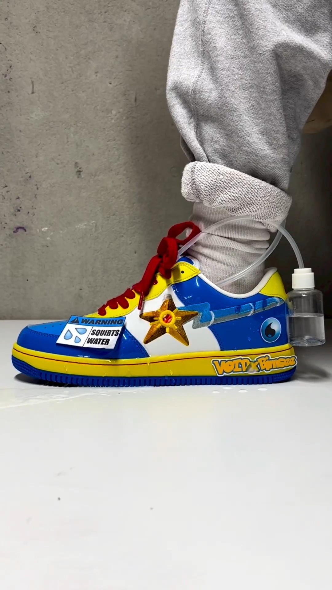 球鞋定制,BAPE® STA  人人想要的「宝可梦」球鞋又来了！这次的角色能喷水！