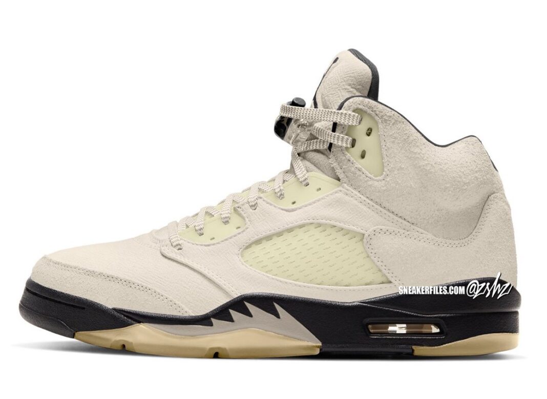 AJ,Air Jordan 5 SE,Sail,FN7405  又一双超高规格 AJ 曝光！这质感太绝了！