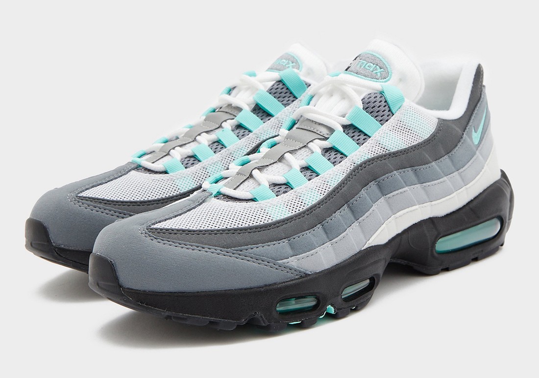 Nike,Air Max 95,Hyper Turquois  渐变效果超高级！全新「小蒂芙尼」Air Max 95 实物曝光！