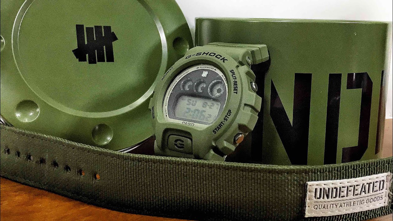 UNDEFEATED,G-SHOCK,DW-6900,DW6  撞色造型有点帅！G-SHOCK x UNDFTD 新联名悄悄上架！