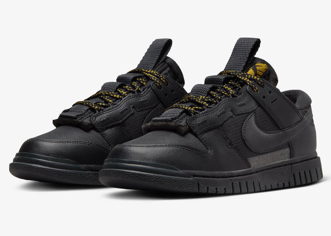 Nike,Dunk Low Remastered,FB889  解构版 Dunk Low 新配色曝光！这个「黑武士」有点特别！