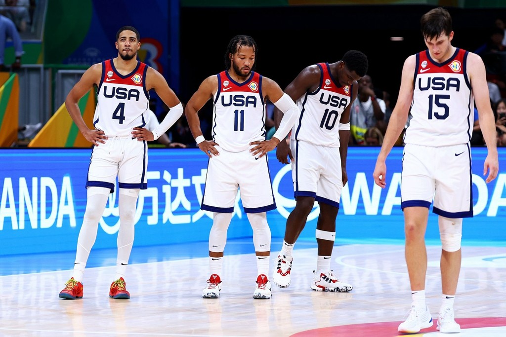 NBA,詹姆斯,杜兰特,库里,UA,Nike,Air Jor  世界杯失利美国队破大防！？詹姆斯：行，奥运会见！