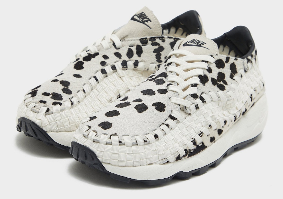 Nike,Air Footscape Woven,White  白奶牛配色！第二款 Nike「编织神鞋」要来了！