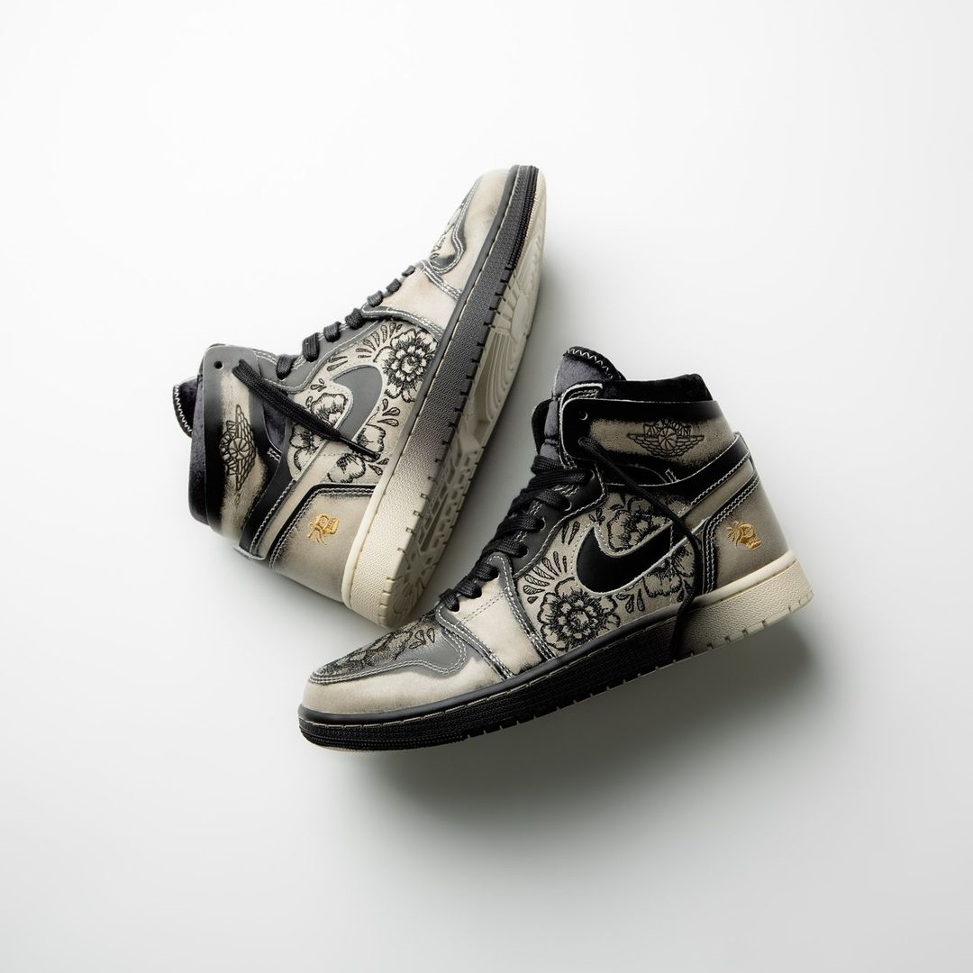AJ1,Air Jordan 1 Zoom CMFT 2,F  「亡灵节」AJ1 即将登场！这次画风不一样了！