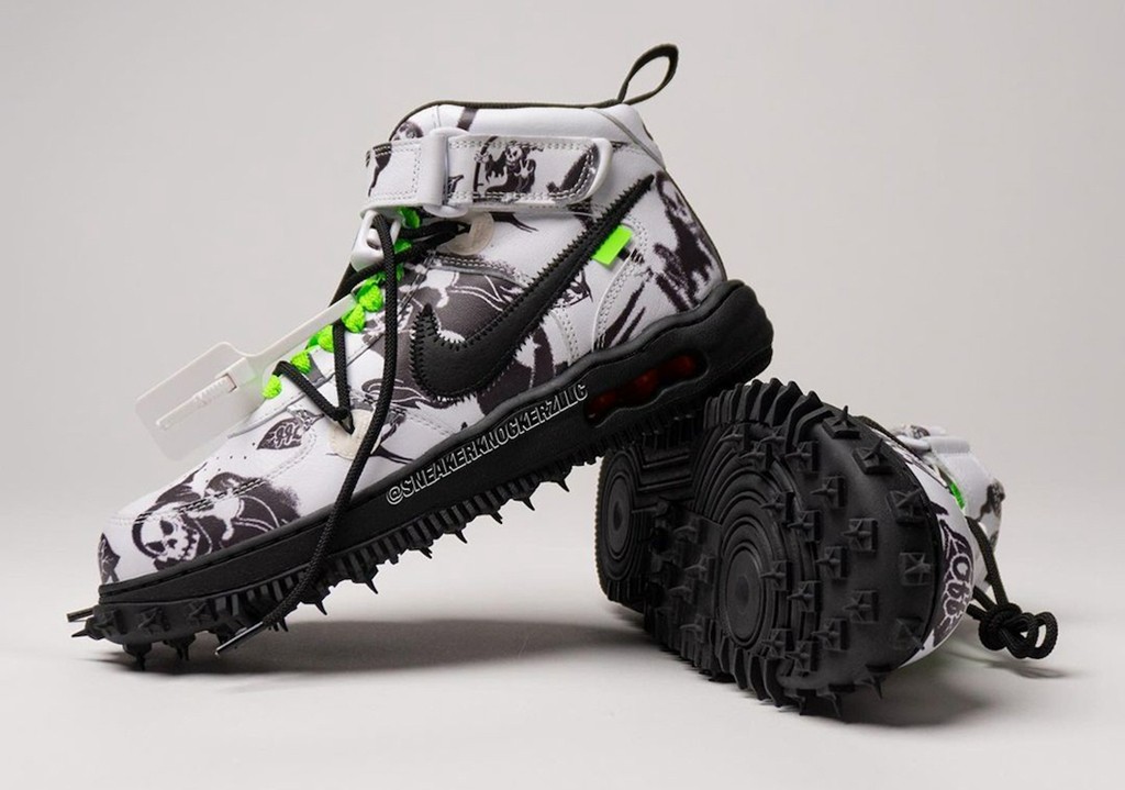 OFF-WHITE,Nike,Air Force 1 Mid  恐怕是最稀有「OW x Nike」！实物终于公开！
