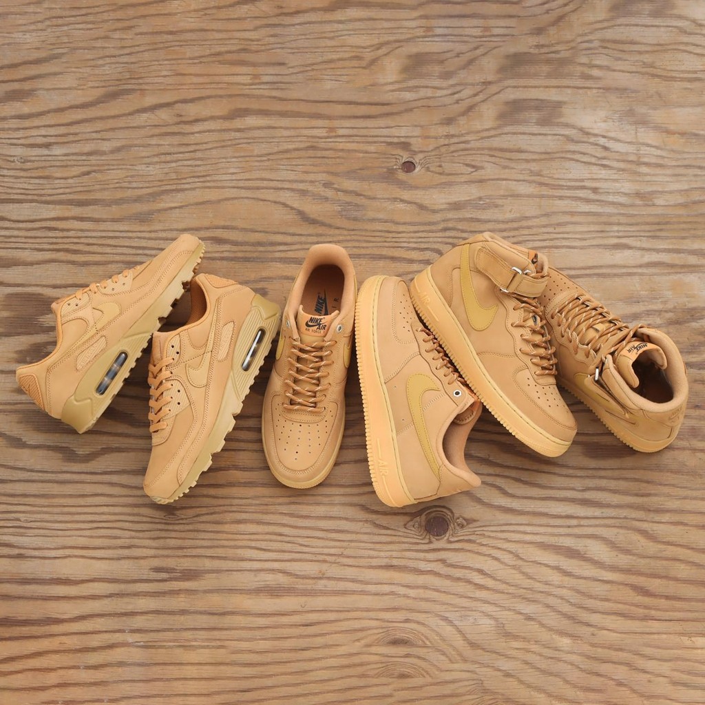 Air Max 90,AF1,小麦,Nike  一口气三双！Nike「小麦系列」新鞋集中登场！