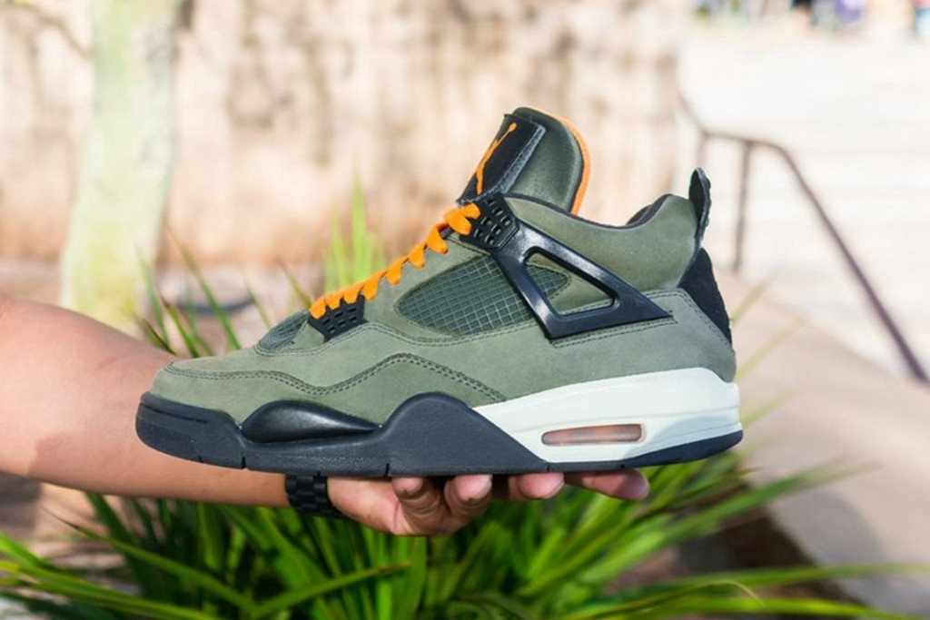 Air Jordan 4,Craft,Olive  「小 UNDFTD」AJ4 最新实物！看完有点上头！