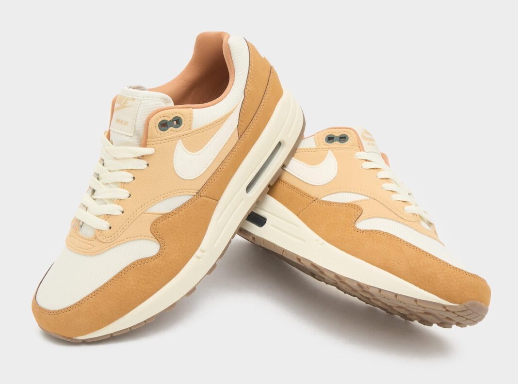 Nike Air Max 1,Wheat  秋季必备！全新 Nike Air Max 1 实物曝光！