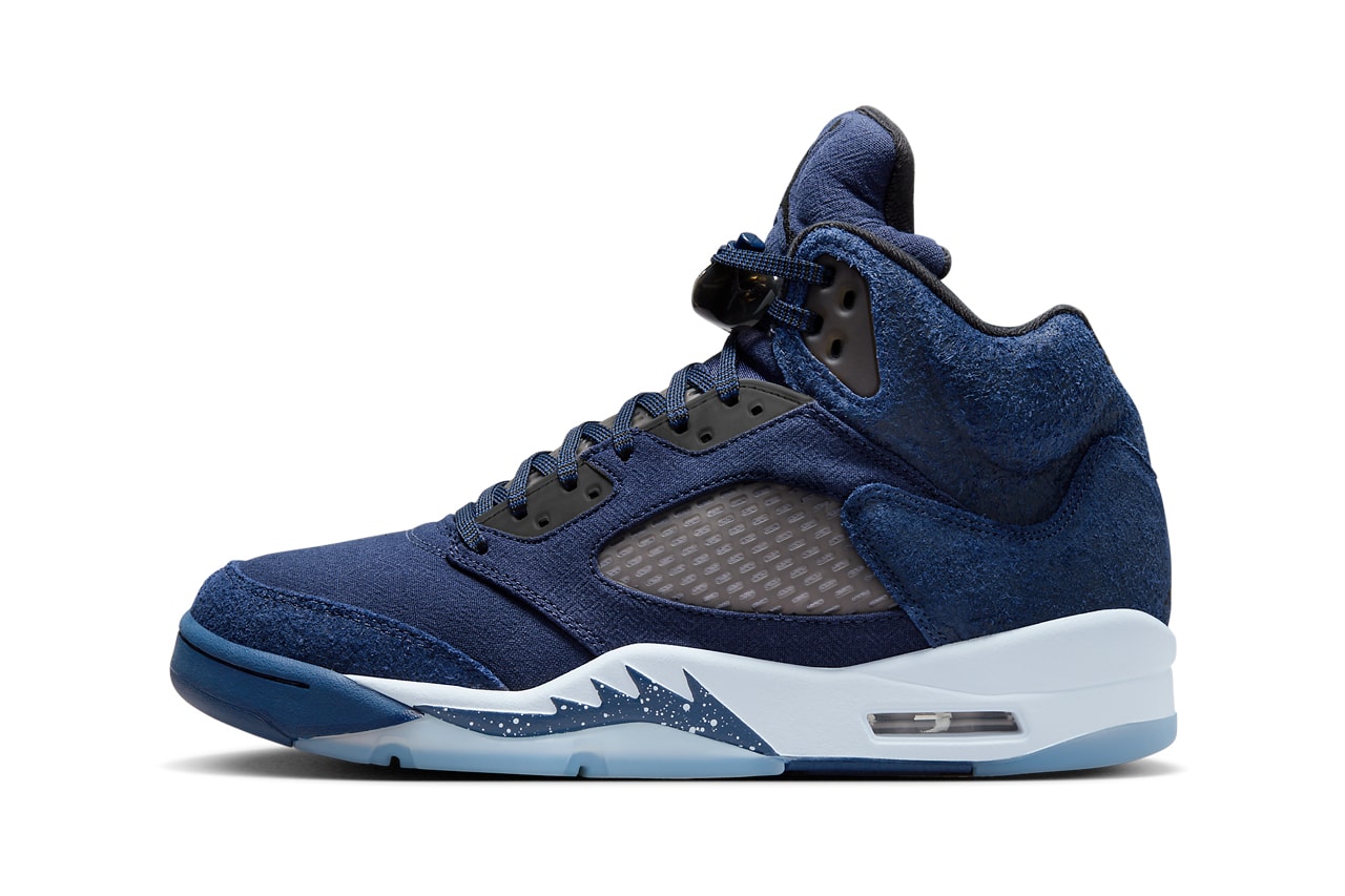 AJ5,Air Jordan 5,Midnight Navy  「海军蓝」AJ5 登场倒计时！这质感有点东西！