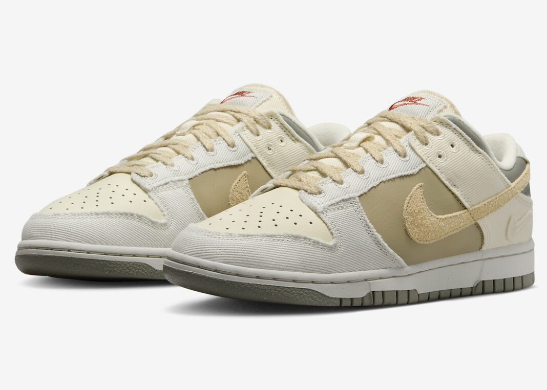 FZ4341-100,Nike,Dunk Low,WMNS  全新「解构」Dunk 曝光！超多材质拼接！