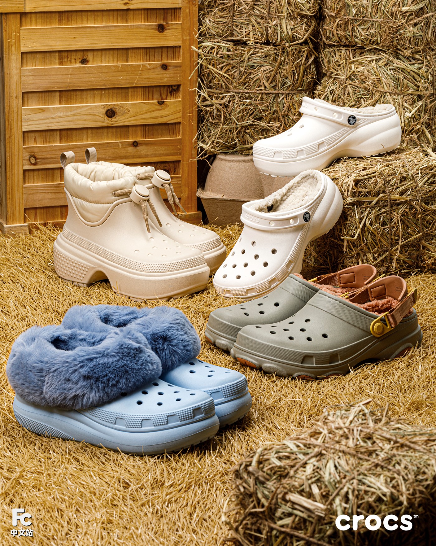 Crocs  一口气四双！Crocs 冬季系列开箱来了！