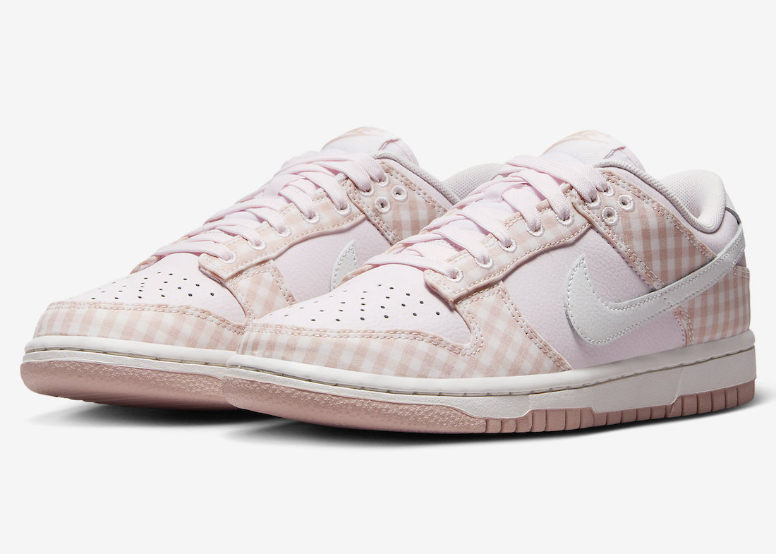 Nike,Dunk Low,WMNS,Pink Gingha  少女心爆棚！全新配色 Nike Dunk Low 悄悄登场！
