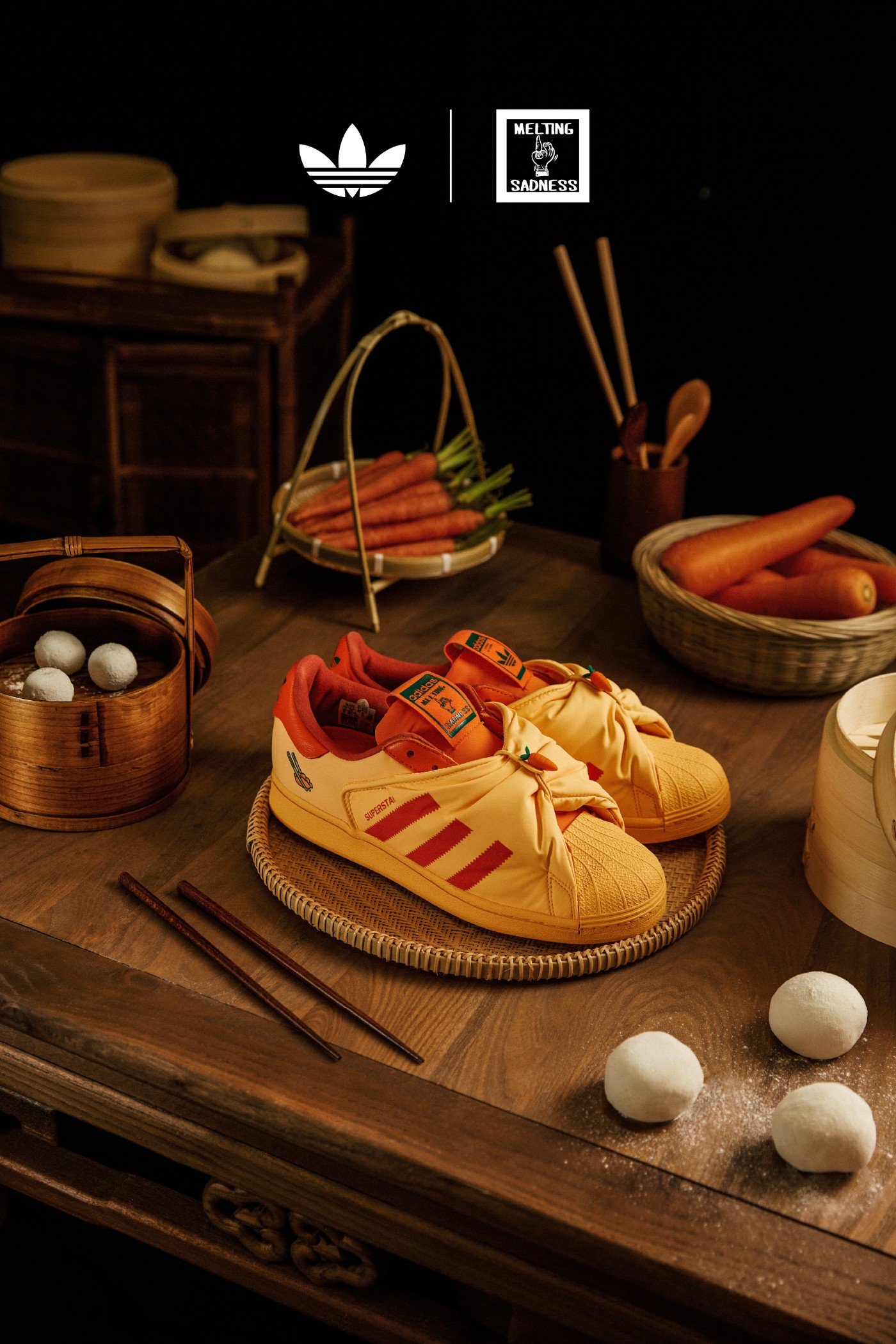 Melting Sadness,adidas Origina   中国风设计！三叶草「联名新鞋」有点东西！