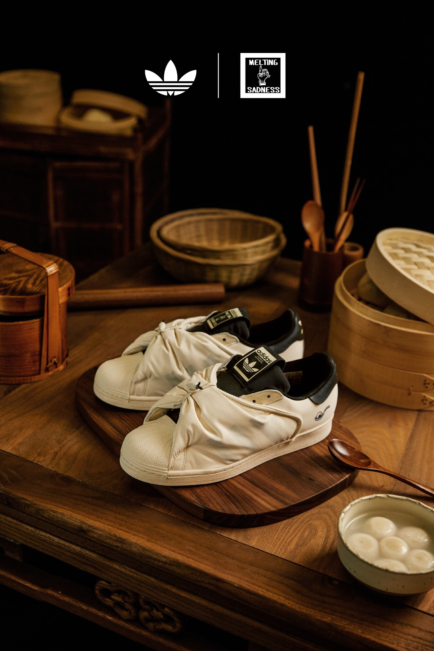 Melting Sadness,adidas Origina   中国风设计！三叶草「联名新鞋」有点东西！