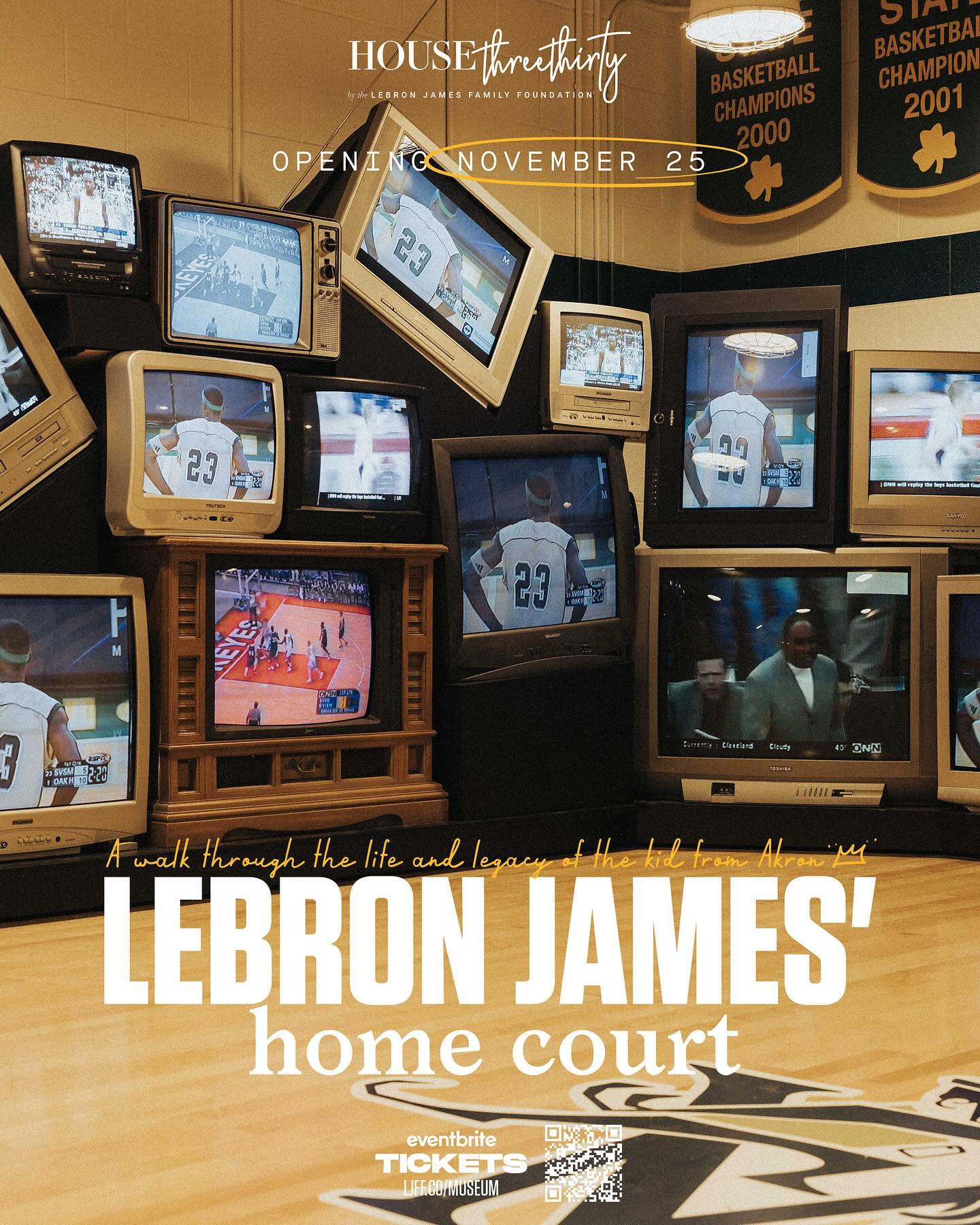 LeBron James Family Foundation  全球首座「勒布朗官方博物馆」即将开幕！