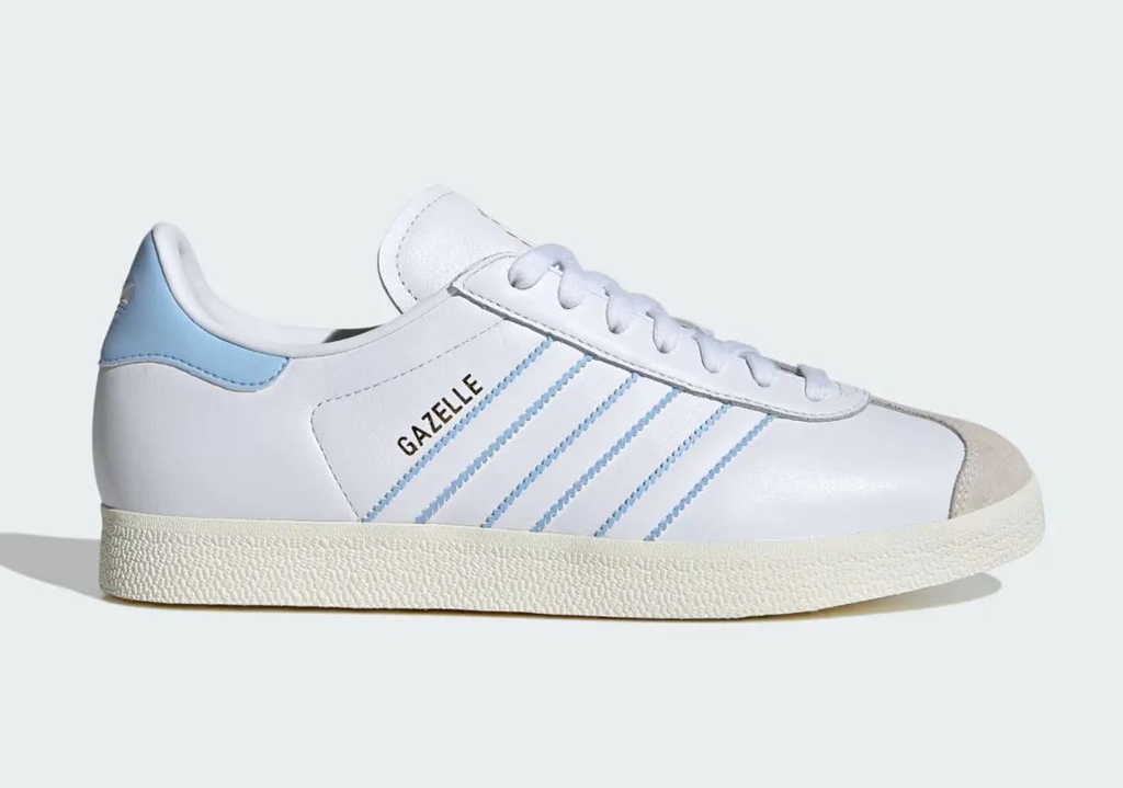 adidas Originals,Gazelle,阿根廷  三叶草「足球国家队」系列曝光！阿根廷配色美如画！