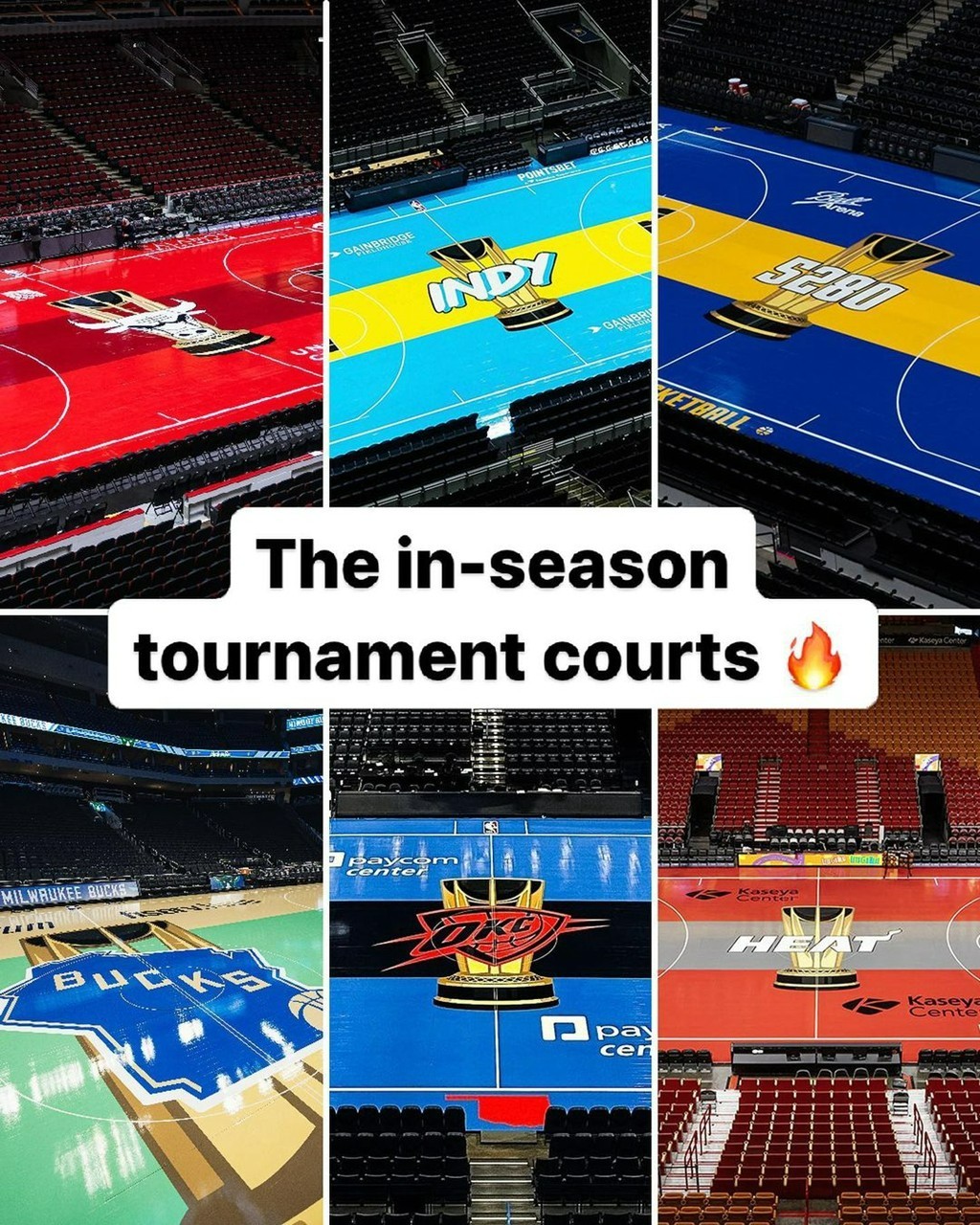 NBA,季中锦标赛  次元壁破了！全新「NBA 地板」集中曝光！