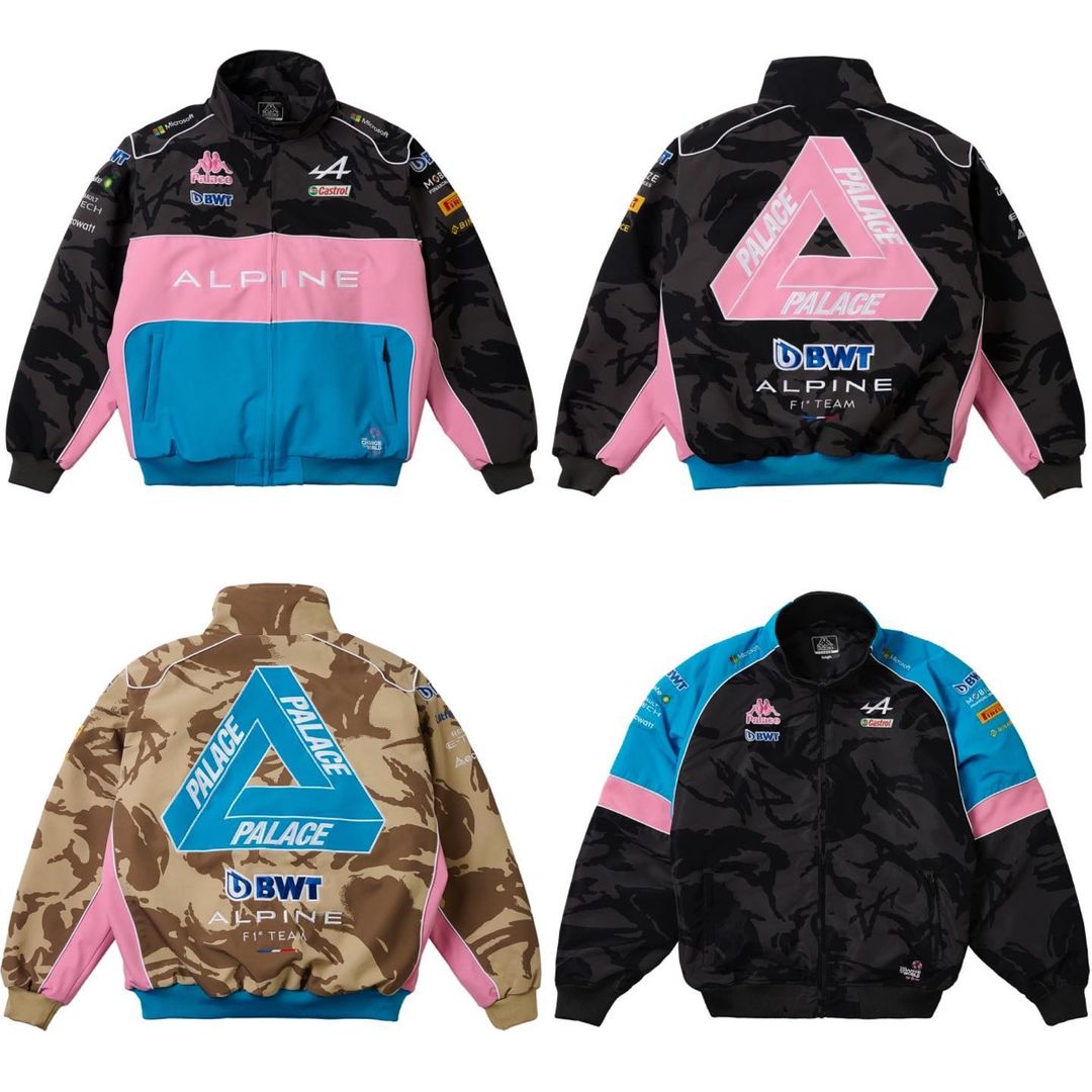 PALACE,Alpine F1,Kappa  PALACE 最新三方联名太骚！完整单品曝光！