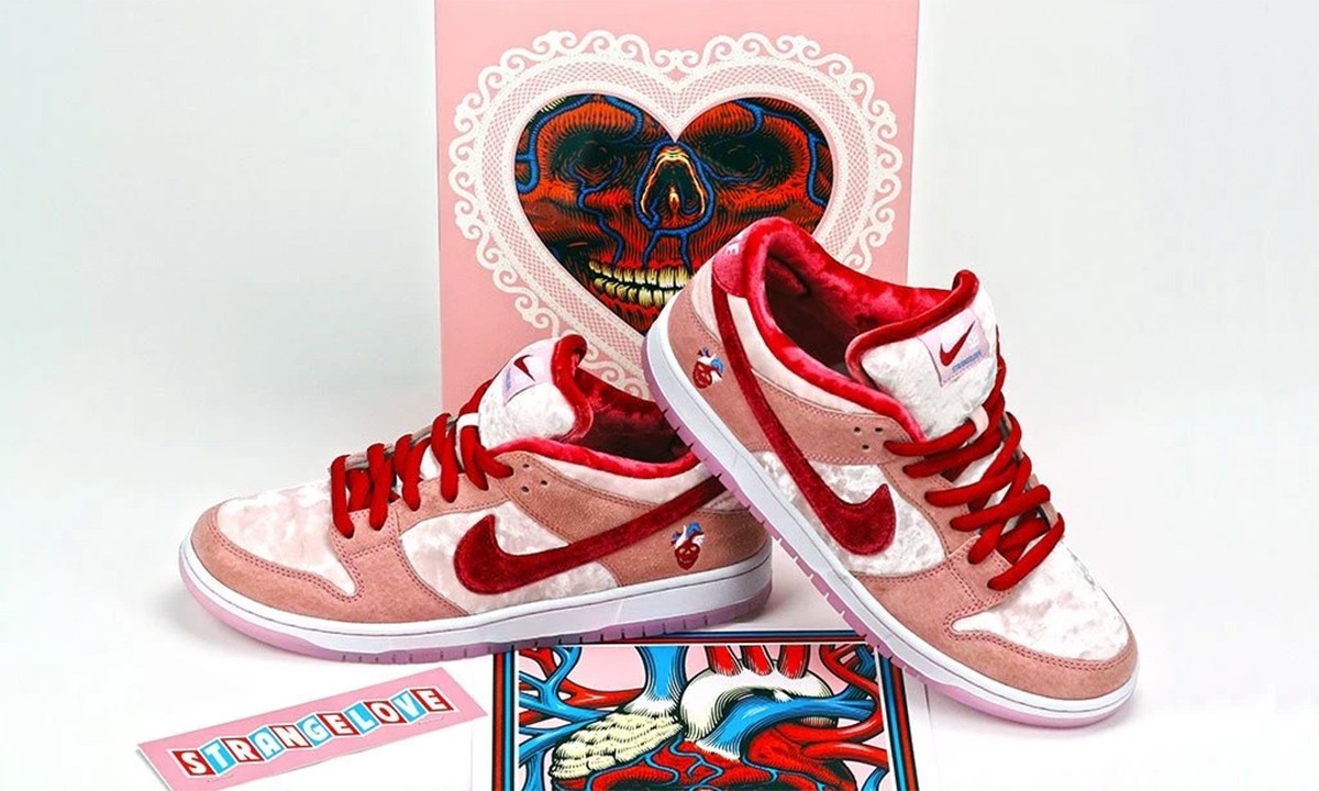 Nike,Dunk SB Low,City of Love,  情人节 Dunk SB 官图有了！这个细节太浪漫！
