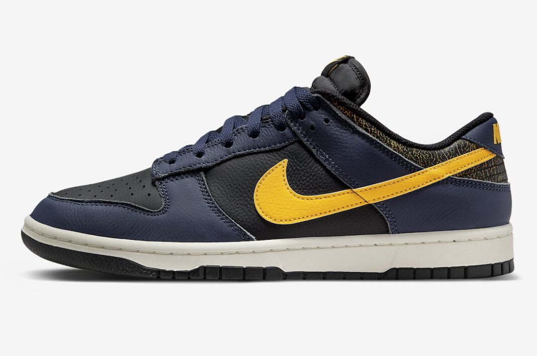 Nike,Dunk Low Vintage,Michigan  Nike「密歇根」新鞋曝光！这质感难得一见！