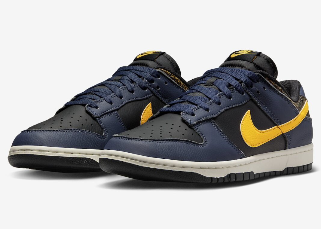 Nike,Dunk Low Vintage,Michigan  Nike「密歇根」新鞋曝光！这质感难得一见！