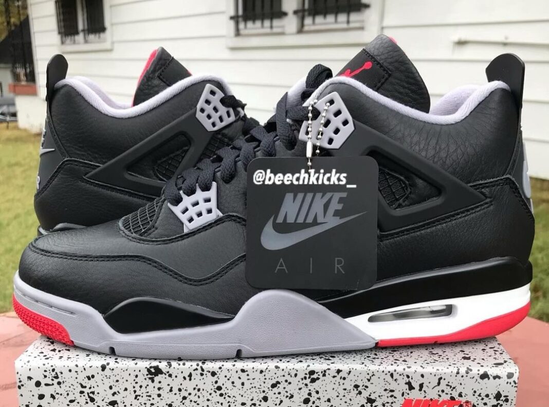 FV5029-006,Air Jordan 4,Bred R  「黑红」AJ4 最新实物曝光！这颜值你打几分？