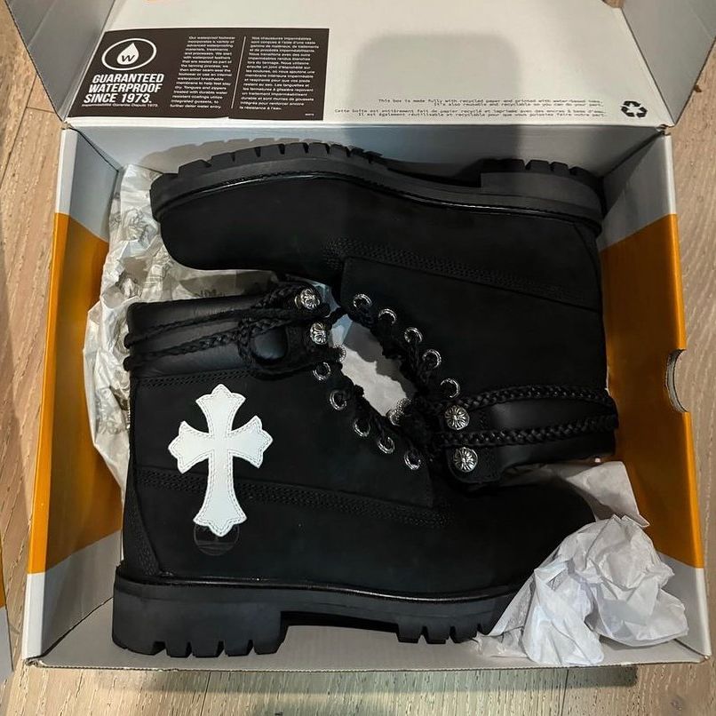 Chrome Hearts,Timberland  克罗心最新联名鞋！？这谁顶得住啊！