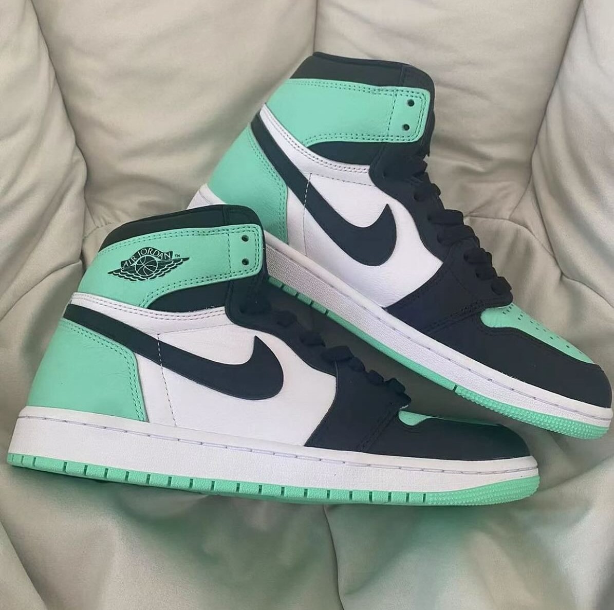 AJ1,Air Jordan 1 High OG,Green  Jordan 整新活！蒂芙尼 AJ1 要来了！