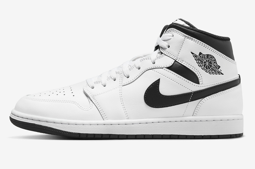 Air Jordan 1 Mid,DQ8426-132  白黑 AJ1 官图亮相！现已登场！