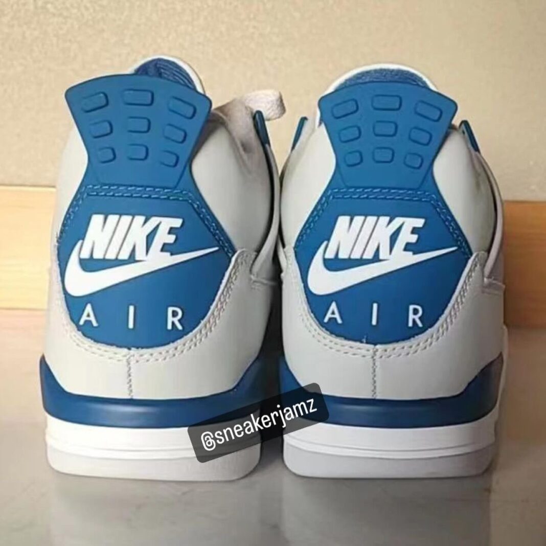 AJ,Air Jordan 4,Military Blue  细节原汁原味！「白蓝」AJ4 完整实物曝光！