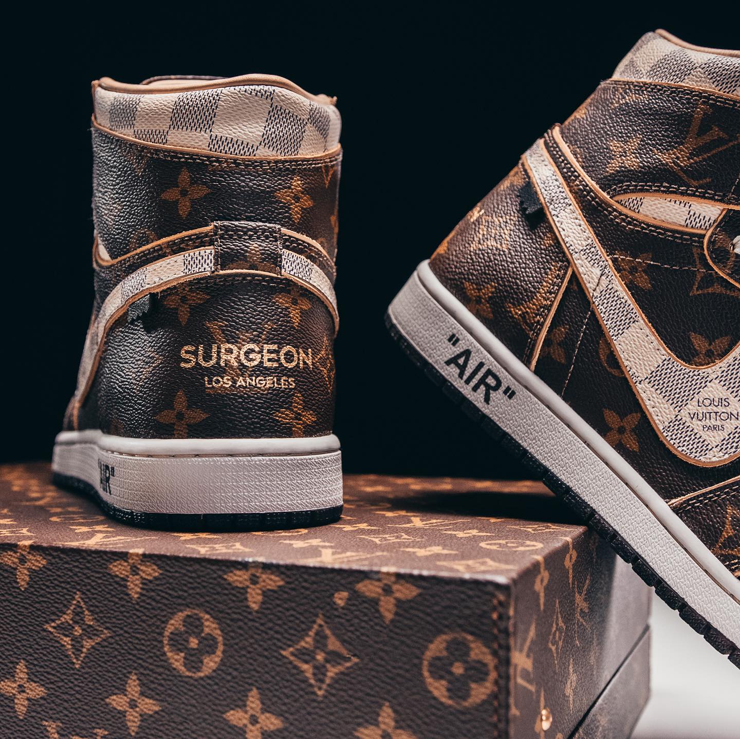 The Shoes Surgeon,Louis Vuitto  LV x Nike 新鞋又来了！质感果然不一般！