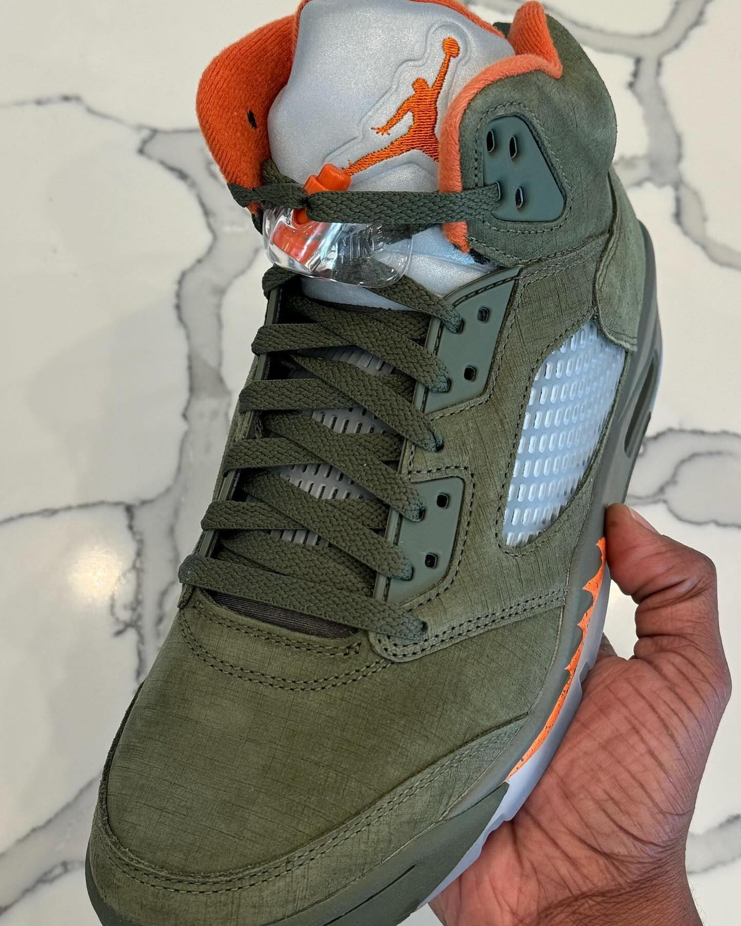 Air Jordan 5,Olive  「橄榄绿」AJ5 最新实物图曝光！日期确定！
