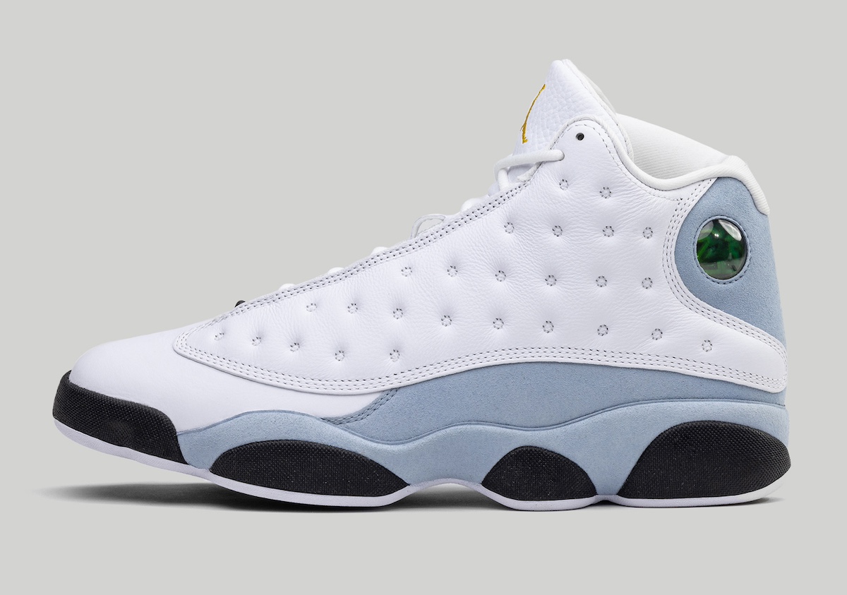 AJ13,Air Jordan 13,Blue Grey,4  「雾霾蓝」颜值太高了！全新配色 AJ13 实物曝光！