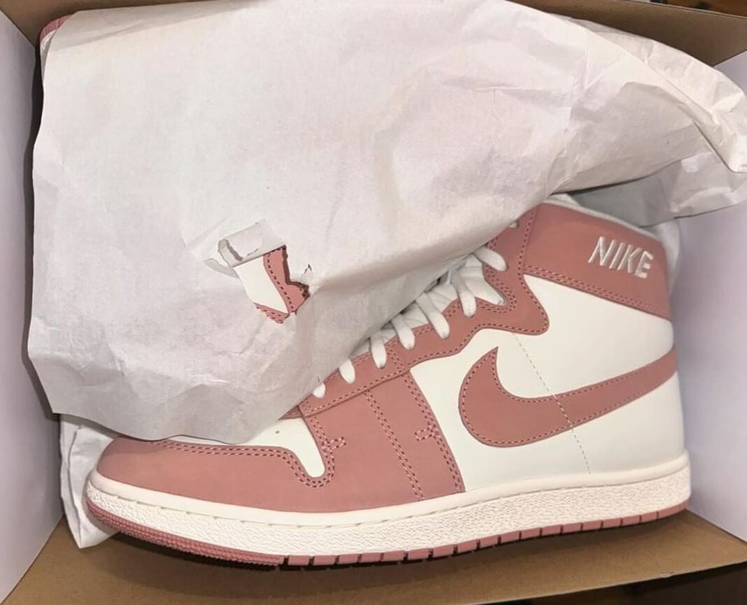 Jordan Air Ship,Rust Pink,FQ29  小姐姐最爱！全新 Jordan Air Ship 实物曝光！