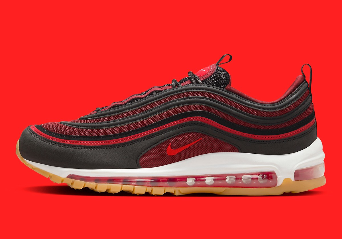 Nike,Air Max,97921826-022  经典黑红配色！全新 Air Max 97 曝光！