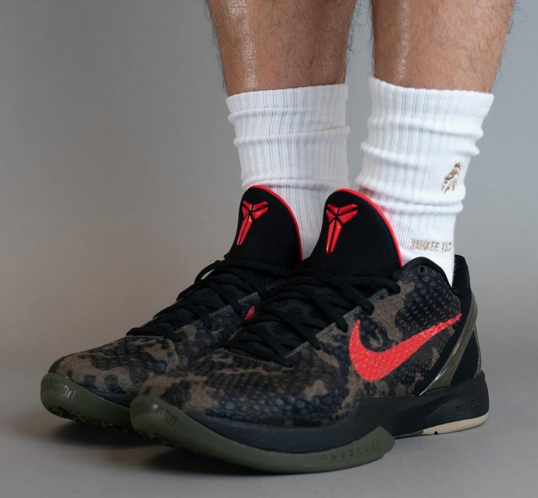Nike Kobe 6 Protro,Italian Cam  「迷彩」Kobe 6 上脚什么样？网友：给个机会吧！