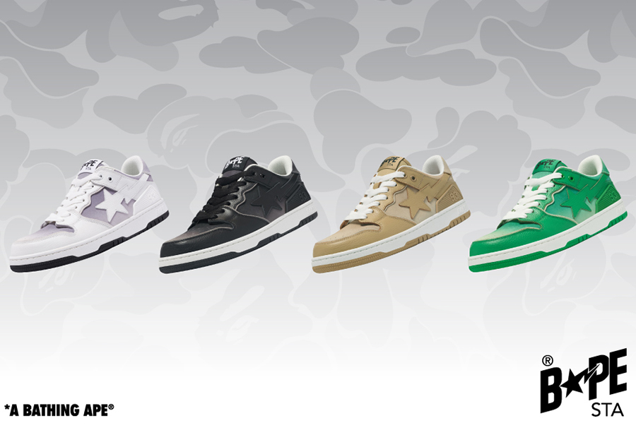 BAPE®,SK8 STA  春季必备！BAPE® SK8 STA 新配色发布！